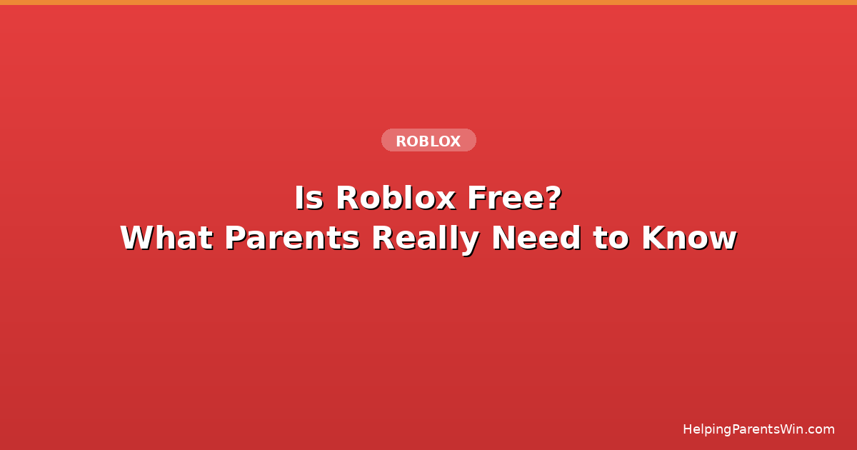 Is Roblox Free guide for parents featured image