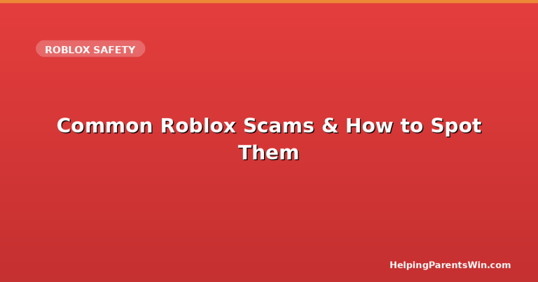 Common Roblox Scams & How to Spot Them — HelpingParentsWin.com