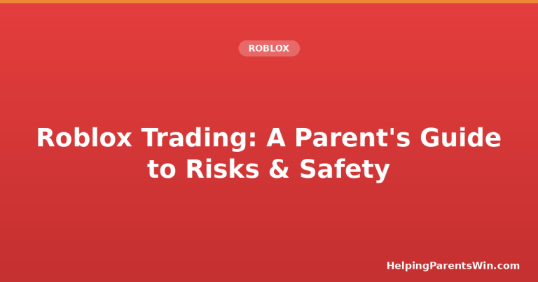 Roblox Trading: A Parent's Guide to Risks and Safety