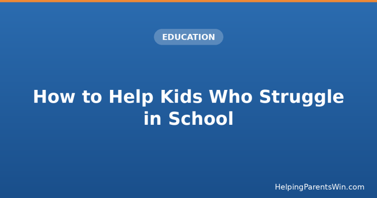 Banner: how to help kids who struggle in school