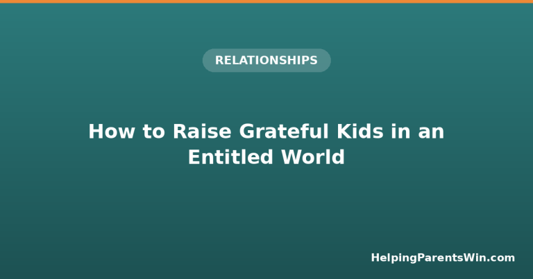 Grateful child saying thank you
