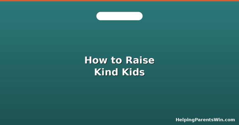 Child helping another child, learning kindness