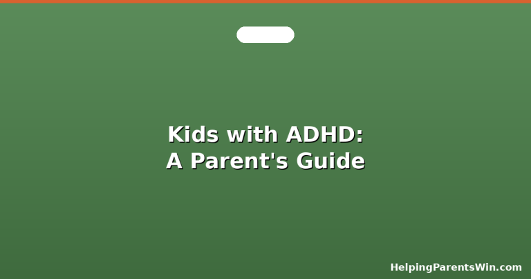 Parent helping child with ADHD focus